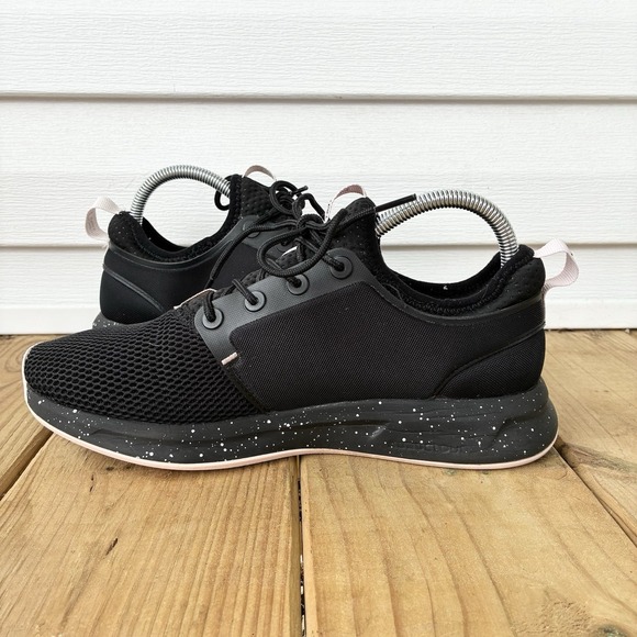 KURU Atom Cushioned Orthopedic Athletic Training Black Sneakers Shoes Womens 9 - Picture 5 of 8